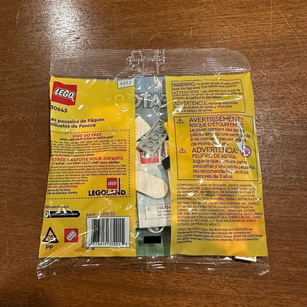 Lego Creator 30643 Spring Easter Chicken Chicks Polybag Set NEW & SEALED - 2023 - Picture 5 of 10